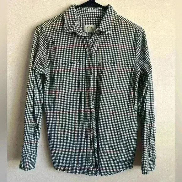 Marine Layer Tops - Marine layer plaid button down